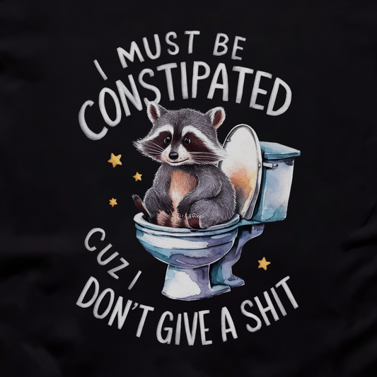 Constipated Raccoon Unisex Tee