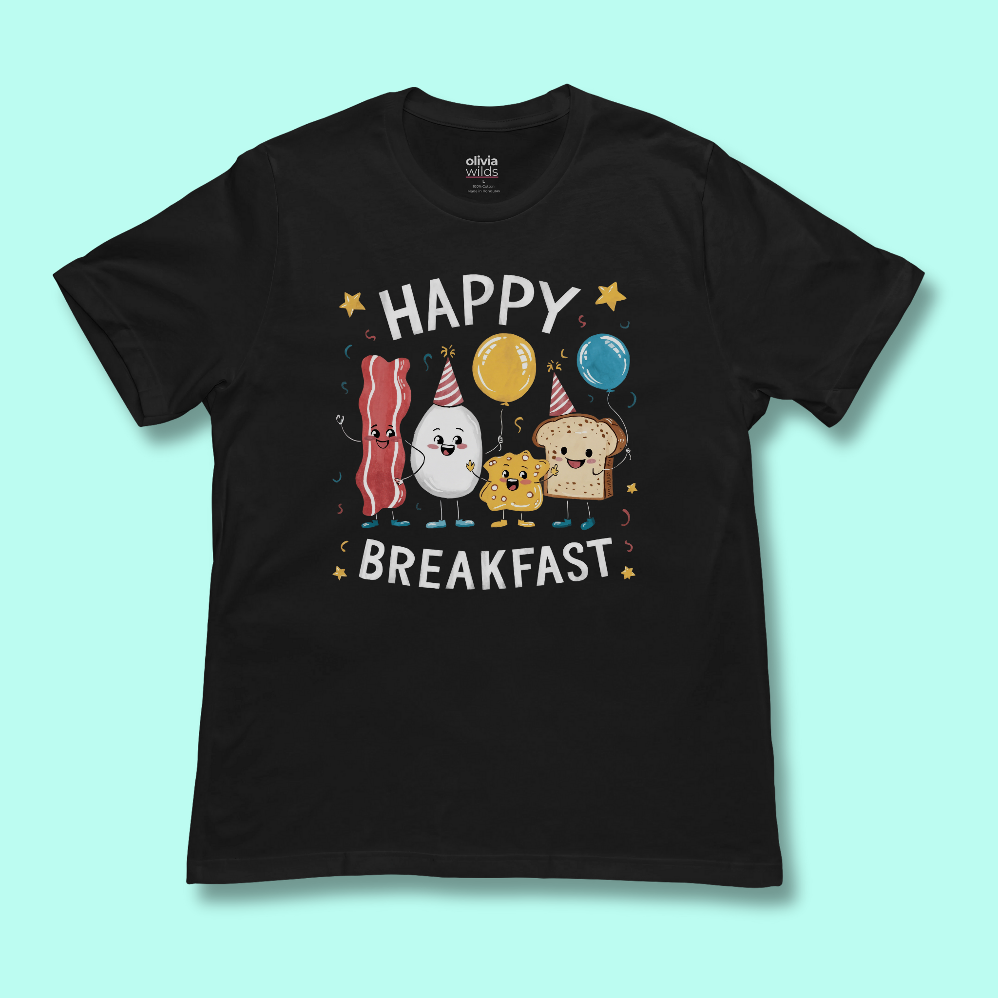 Happy Breakfast Unisex Tee