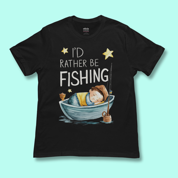 Rather Be Fishing Unisex Tee