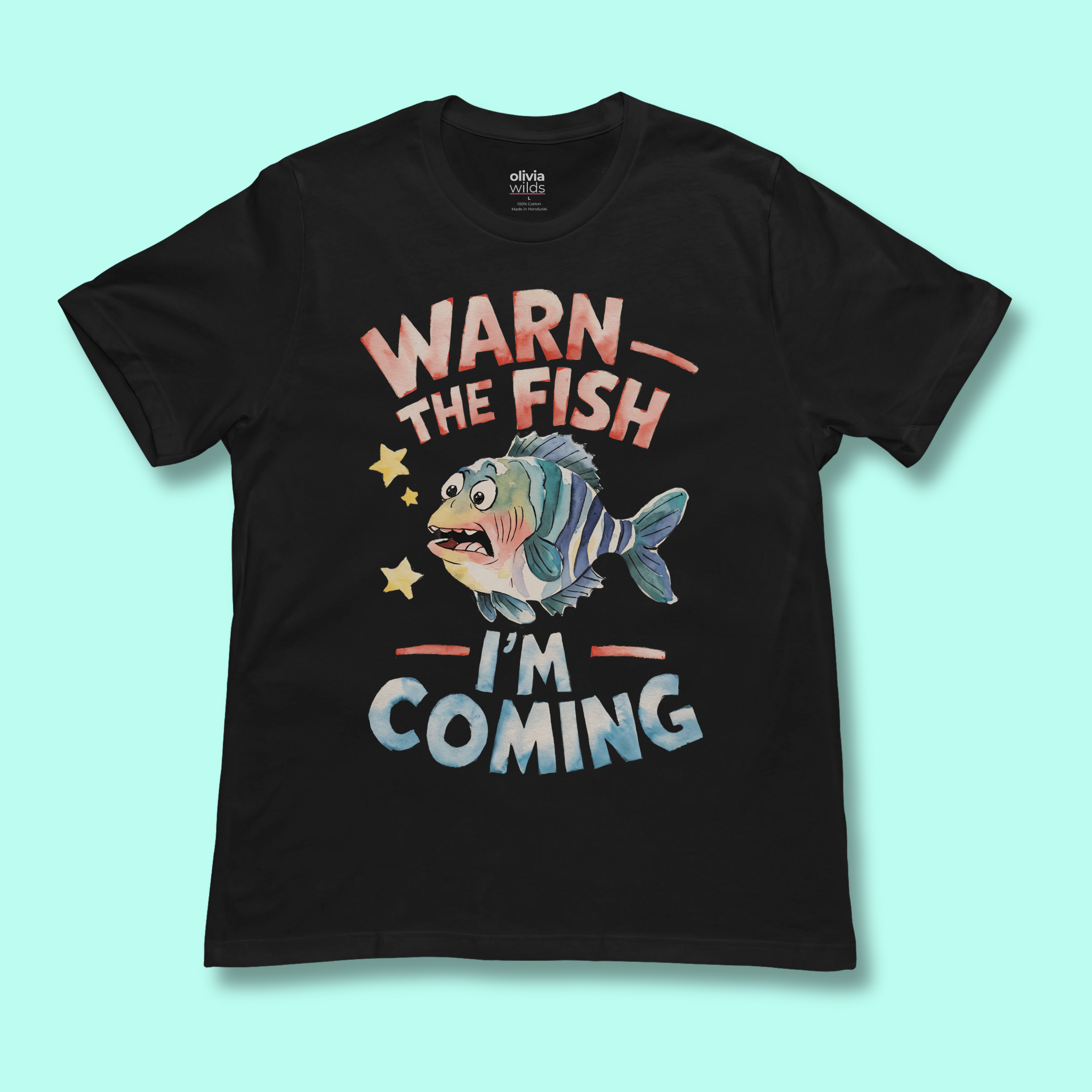 Warn The Fish Unisex Tee