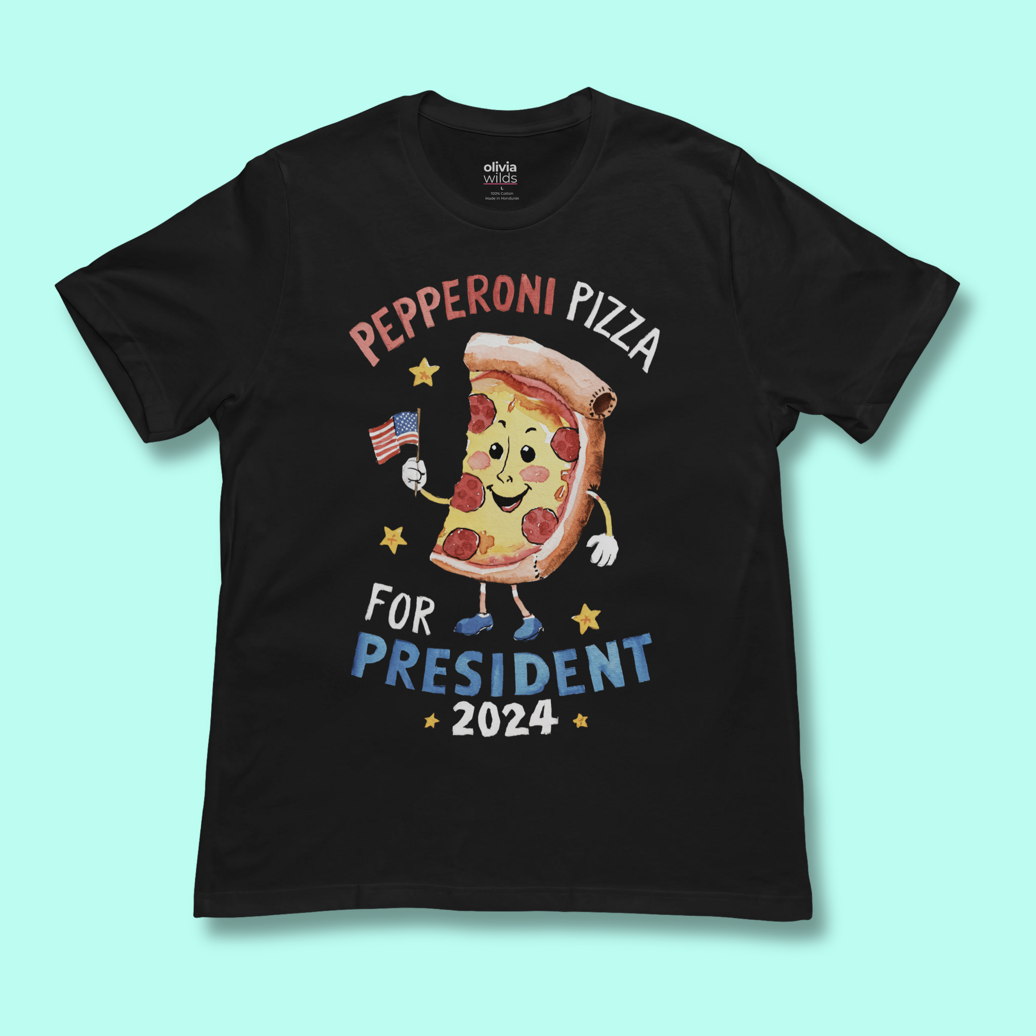 Pepperoni Pizza Unisex Tee