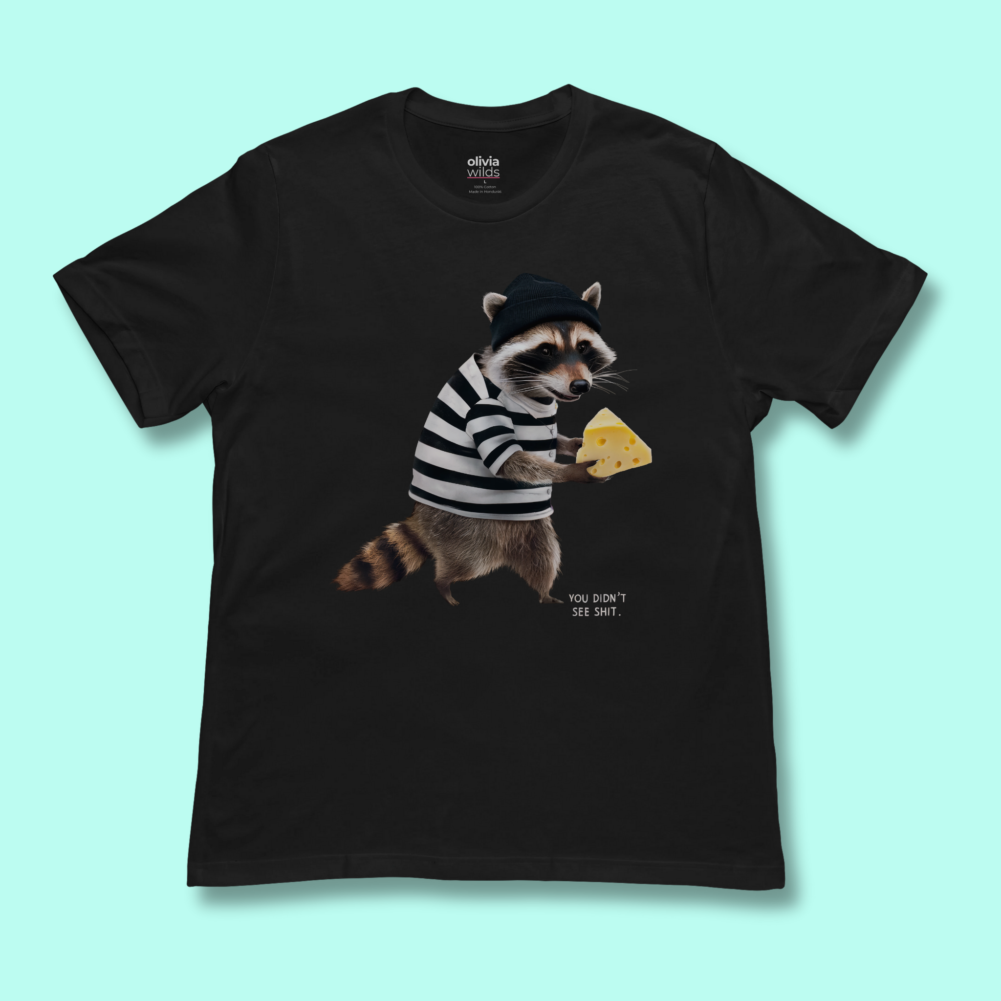 Burglar Raccoon Unisex Tee