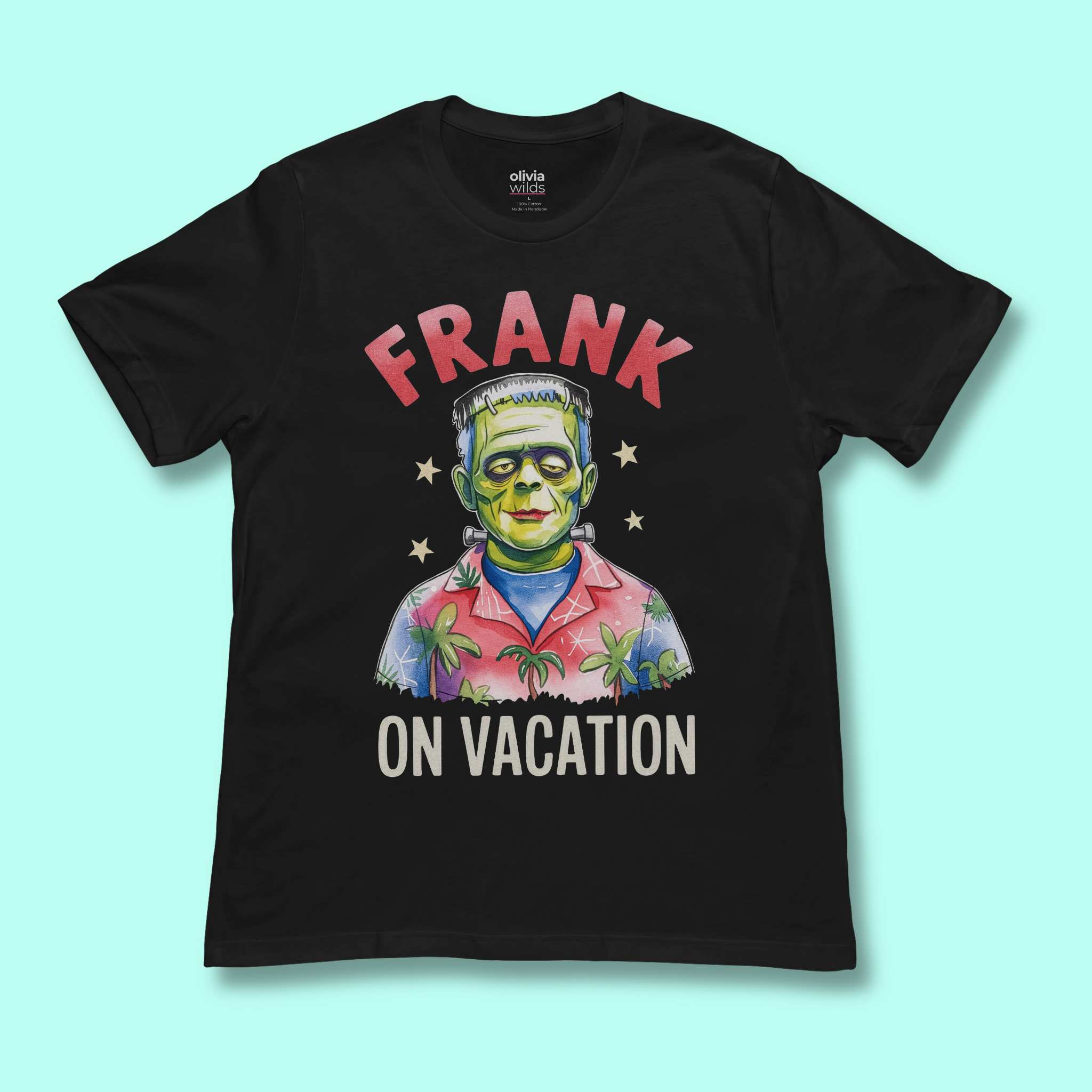 Frank On Vacation Unisex Tee