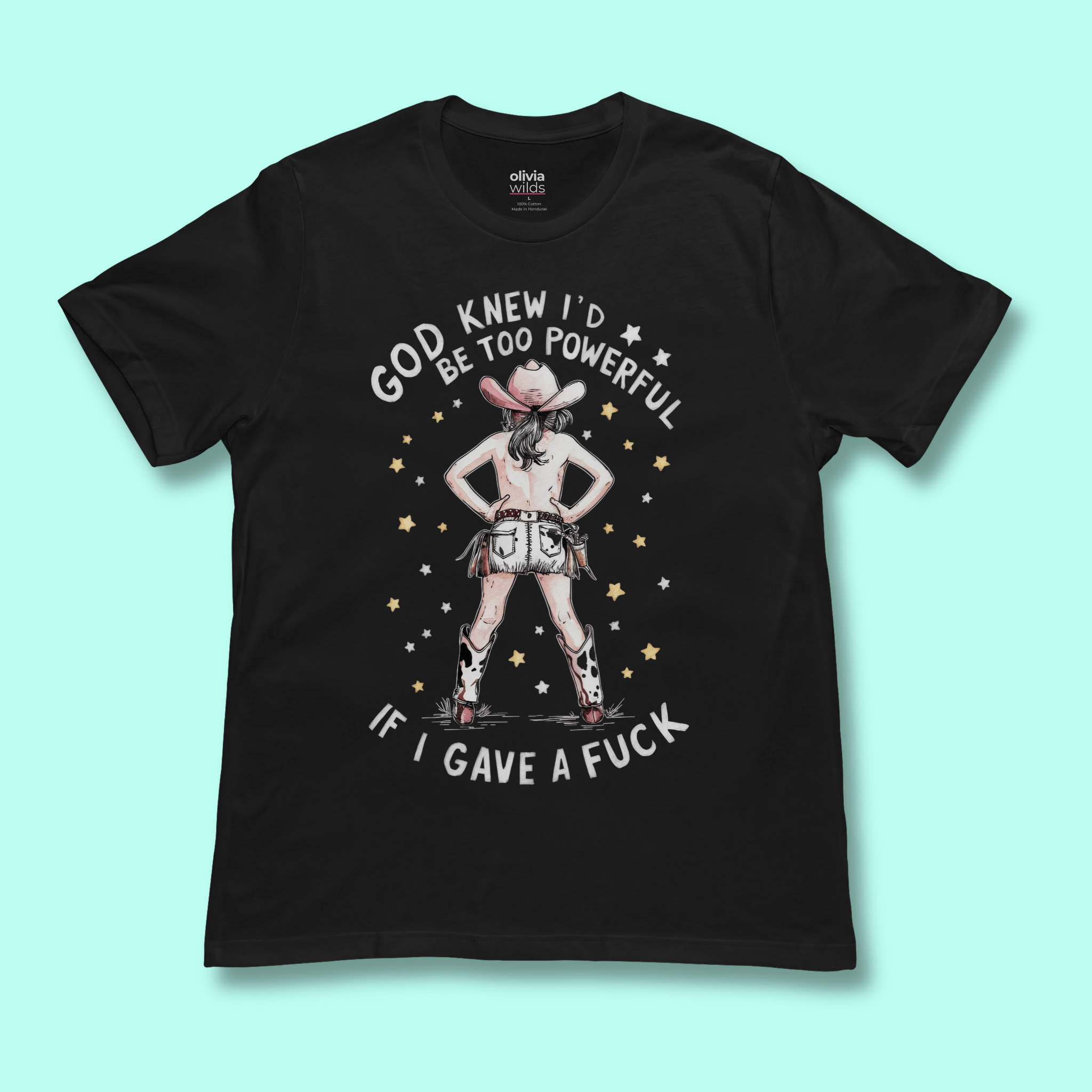 God Knew Cowgirl Unisex Tee