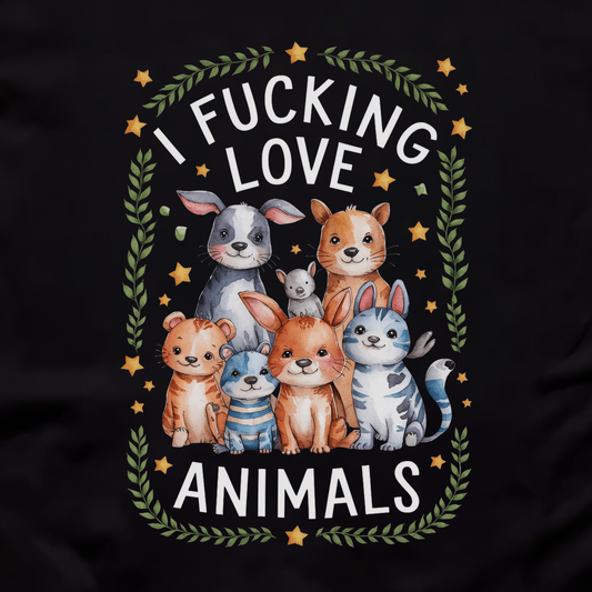 I Love Animals Unisex Tee