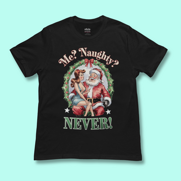 Naughty Santa Unisex Tee